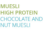 MUESLI HIGH PROTEIN CHOCOLATE AND NUT MUESLI